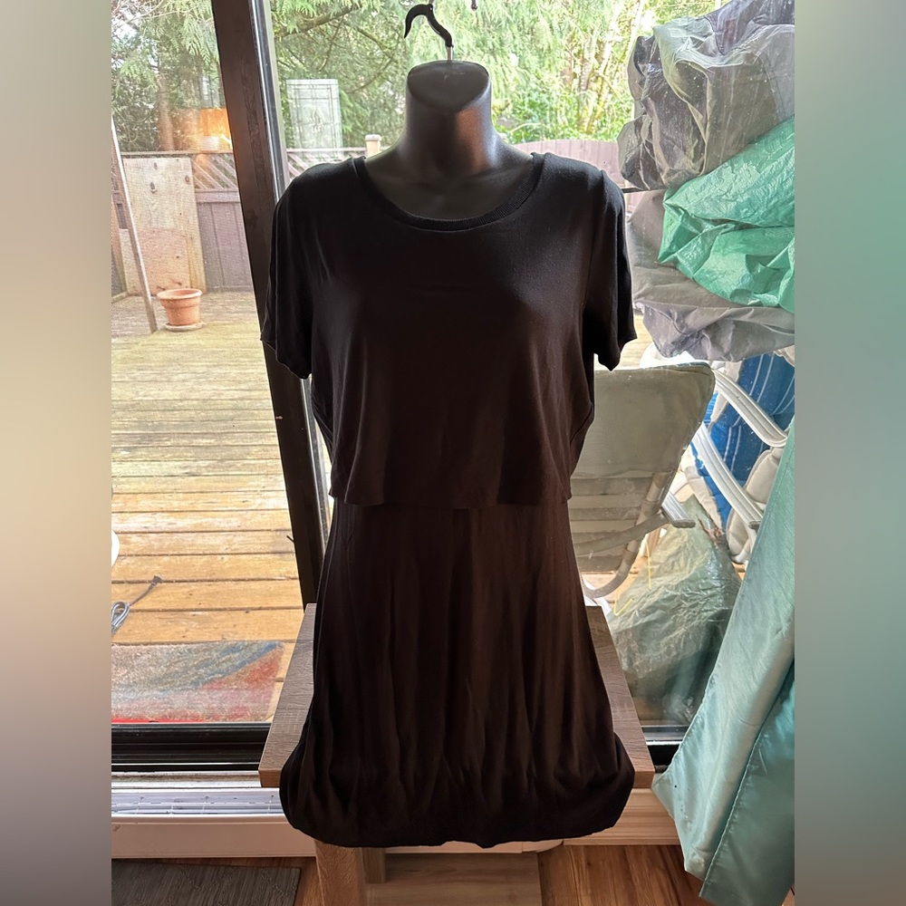 Garage dress with cut out back